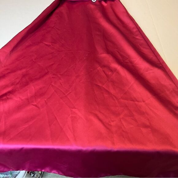 Jim Hjelm Occasions Sleeveless Long Formal Gown Mauve V neck Size 12 - Picture 7 of 8